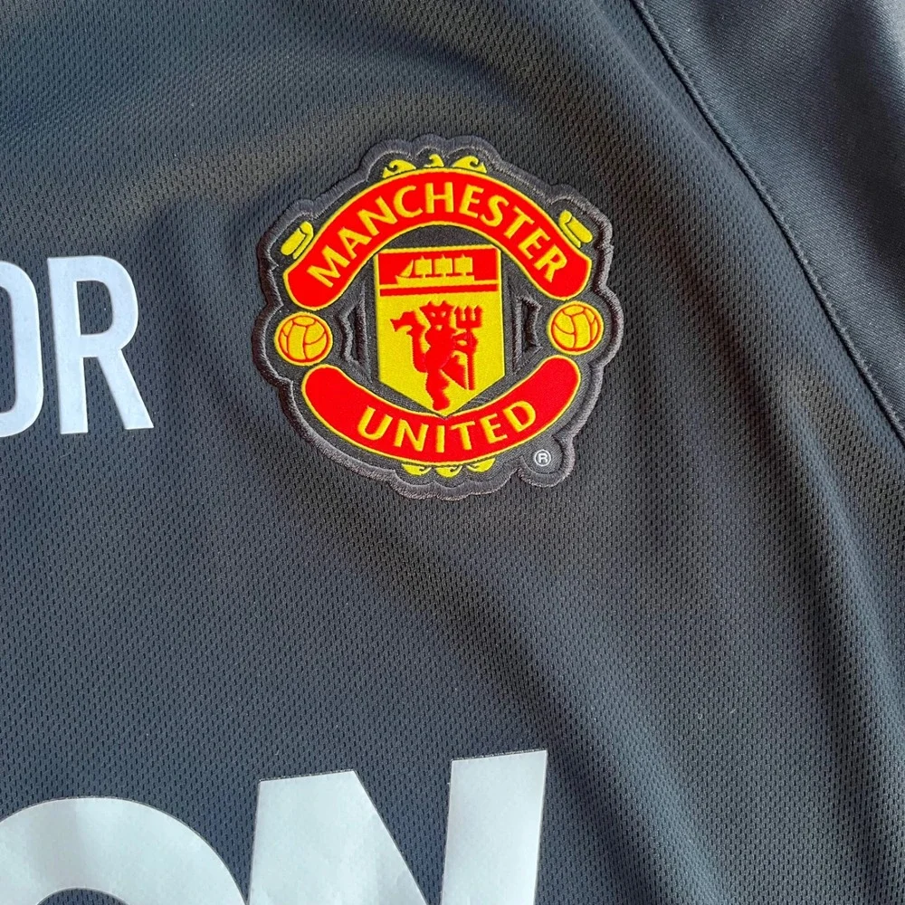 Nike Manchester United Aon Dri-FIT Training Soccer Jersey Black Red XL Blokecore